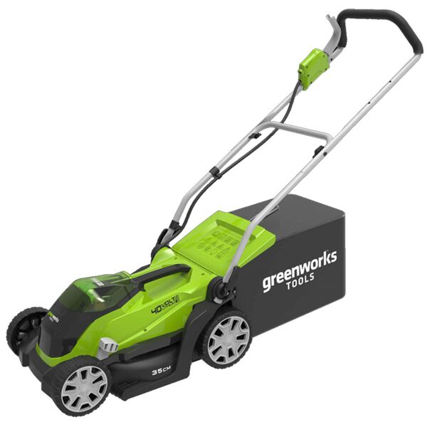 Greenworks Tosaerba G40LM35 con 2 Batterie 40V 2Ah 2501907UC