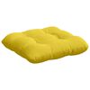 vidaXL Cuscini per Seduta 4 pcs Giallo Chiaro 40 x 40 x 12 cm Tessuto