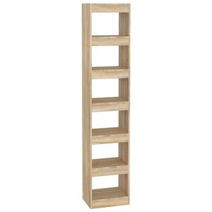 vidaXL Libreria/Divisorio Rovere Sonoma 40x30x198 cm