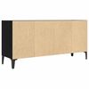 vidaXL Set mobile TV Nero 69,5 x 30 x 50 cm Legno multistrato