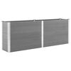 vidaXL Letto Rialzato da Giardino 250x50x91 cm in WPC Grigio