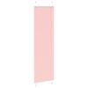 vidaXL Tenda Plissettata Rosa 60x200 cm Larghezza Tessuto 59,4 cm