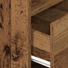 vidaXL Comodini 2 pz con Cassetto Legno Antico 25x31x66 cm