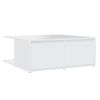 vidaXL Tavolino da Salotto Bianco 80x80x31 cm in Legno Multistrato