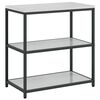 vidaXL Unit&agrave; di Scaffali per Cucina HATTEM Argento 90 x 50 x 92 cm