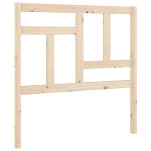 vidaXL Testiera per Letto 95,5x4x100 cm Legno Massello di Pino