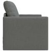 vidaXL Divano Letto da Terra 2 in 1 Grigio Scuro 112x174x55 cm Tessuto