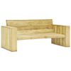 vidaXL Set Divani da Giardino 4 pz in Legno di Pino Impregnato