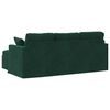 vidaXL Divano Verde Scuro 198 x 134 x 80 cm Velluto