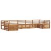 vidaXL Set divani 7 pcs Naturale Legno di Acacia Massello