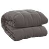 vidaXL Coperta Ponderata Grigia 150x200 cm 7 kg Tessuto