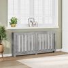 vidaXL Copertura Termosifone Grigio Cemento 175x20x82cm in Multistrato