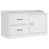 vidaXL Panca da Corridoio SANDNES Bianca 87x40x50 cm in Legno di Pino