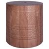 vidaXL Base per ombrellone 28,05 kg Naturale Legno di Mogano Massello