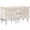 vidaXL Armadio da Notte 2 pz Bianco 40 x 33,5 x 46 cm
