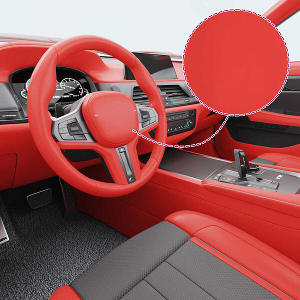 vidaXL Pellicole per Auto 2pz Rosso Opaco 100x150cm + 50x150cm