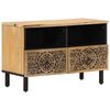 vidaXL Mobile Porta TV 70x33x46 cm in Legno Massello di Mango