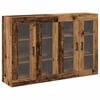 vidaXL Armadi da Parete 2 pz Legno vecchio 69,5 x 34 x 90 cm