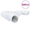 vidaXL Condotto di Ventilazione in Alluminio e PVC 6m &Oslash;10cm