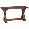 vidaXL panchina Naturale 85 x 35 x 45 cm Legno massello di recupero