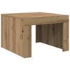 vidaXL Tavolino da salotto Rovere artigianale 50 x 50 x 35 cm