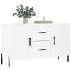 vidaXL Credenza Bianca 100x36x60 cm in Legno Multistrato
