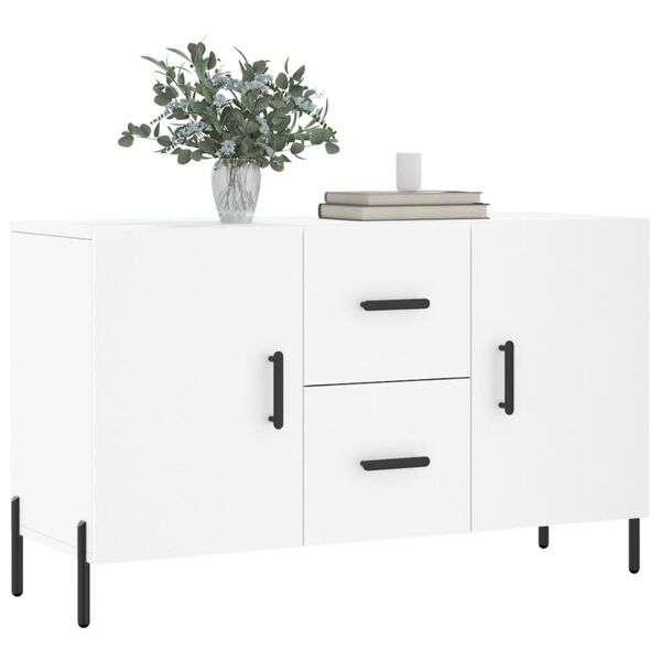vidaXL Credenza Bianca 100x36x60 cm in Legno Multistrato