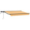 vidaXL Cornice per Tenda Manuale con LED Sabbia 3 x 2,5 m