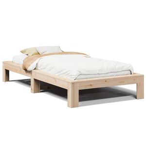 vidaXL Letto senza Materasso 90x190 cm in Legno Massello di Pino
