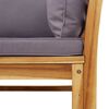 vidaXL Set Salotto da Giardino 6 pz con Cuscini in Massello di Acacia
