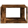 vidaXL Tavolino Salotto Rovere Fumo 51,5x51,5x30cm Legno Multistrato