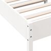 vidaXL Letto senza Materasso Bianco 90x200 cm Legno Massello di Pino