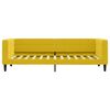 vidaXL Divano Letto con Materasso Giallo 80x200 cm in Velluto