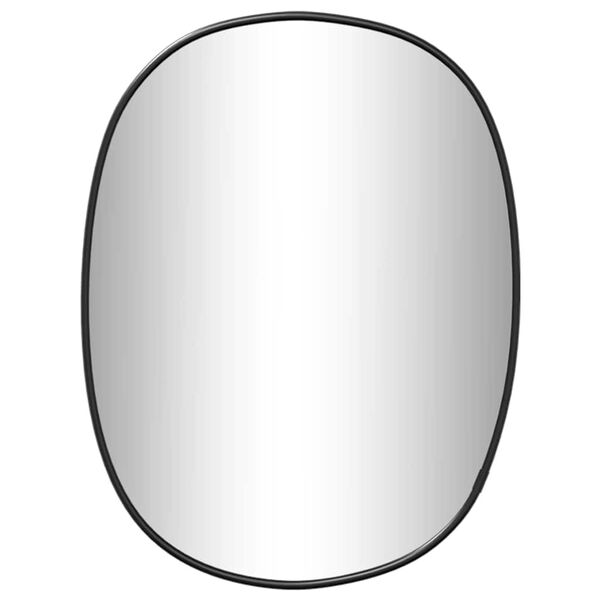 vidaXL Specchio da Parete Nero 40x30 cm