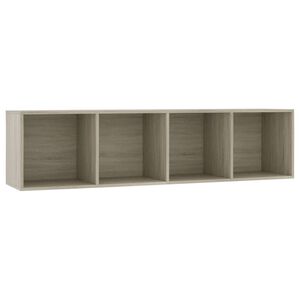 vidaXL Libreria/Mobile TV Rovere Sonoma 143x30x36 cm