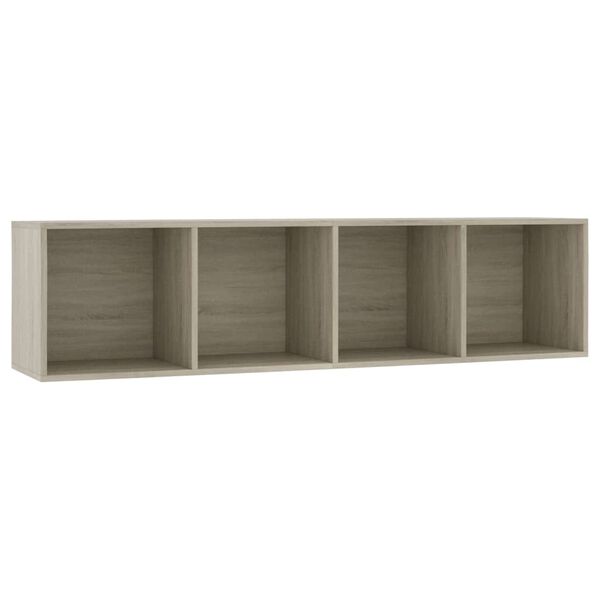 vidaXL Libreria/Mobile TV Rovere Sonoma 143x30x36 cm