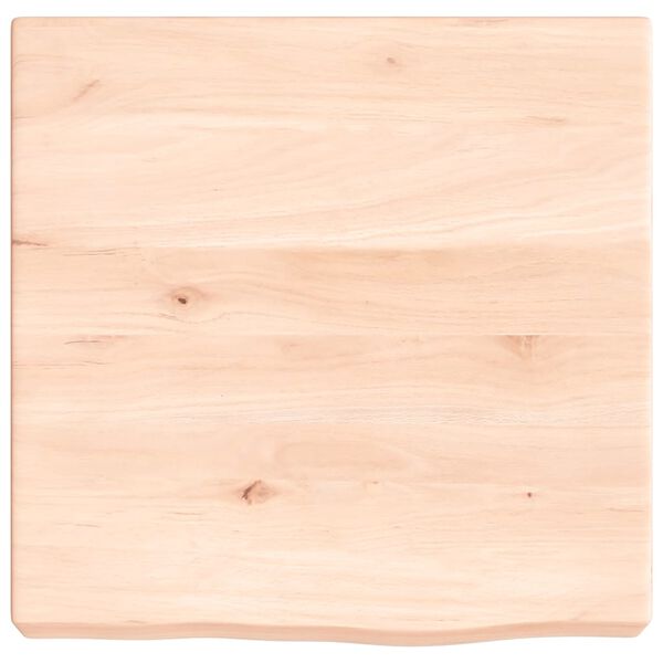 vidaXL Ripiano a Parete 40x40x(2-6) cm Massello Rovere Non Trattato