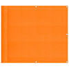 vidaXL Paravento da Balcone Arancione 90x1000cm 100% Poliestere Oxford