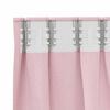 vidaXL Tende Blackout con Anelli 2 pcs Rosa baby 260 x 140 cm