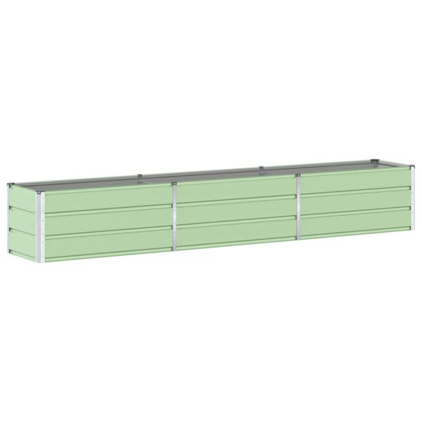 vidaXL Fioriera Verde Pastello 480 x 50 x 45 cm Acciaio zincato