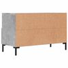 vidaXL Mobile per TV Grigio Cemento 80x36x50 cm Legno Multistrato