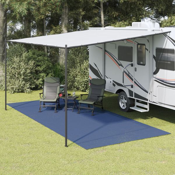 vidaXL Tappeto da Tenda Blu 5,5x2,5 m
