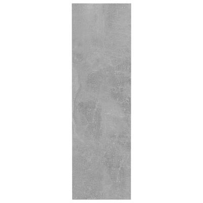 vidaXL Scarpiera a Muro Grigio Cemento 80x18x60cm in Legno Multistrato