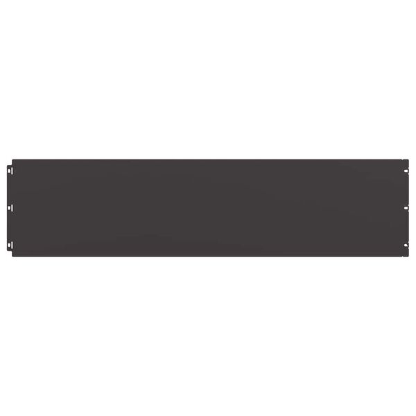 vidaXL Bordure per Prato 10 pz Nere Acciaio Laminato a Freddo