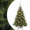vidaXL Albero di Natale artificiale con palline 120 cm 150 LED