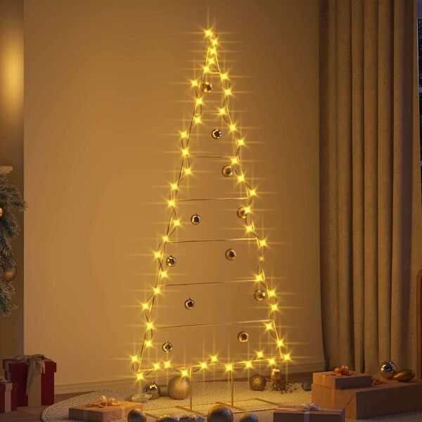 vidaXL Albero di Natale Decorativo in Metallo Nero 180 cm