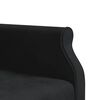vidaXL Divano Letto a L Nero 271x140x70 cm in Velluto