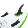 vidaXL Set Tavola Gonfiabile da SUP Verde e Bianco