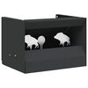 vidaXL Scatola per trappole per proiettili Nero 29 x 22 x 20 cm