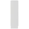 vidaXL Armadietto con Vetrina Bianco 82,5x30,5x115cm Legno Multistrato